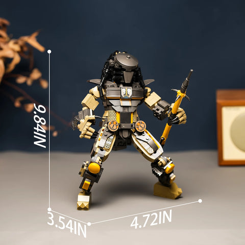 Xenomorph Model Ultimate Predator Action Figure Building Blocks Set Halloween DIY Aliens Toys for Kids Christmas Gifts Ornamant