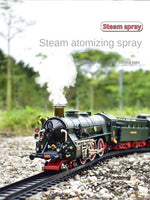 Classic Electric Train Set – Retro Steam Locomotive with Alloy Engine and Tracks for Kids