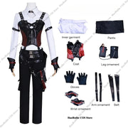 Game Hunter Heroine Female Cosplay Costume Xavier Zayne Rafayel Wig Uniform Anime Love And Deepspace Miss Hunter Party Girl Suit