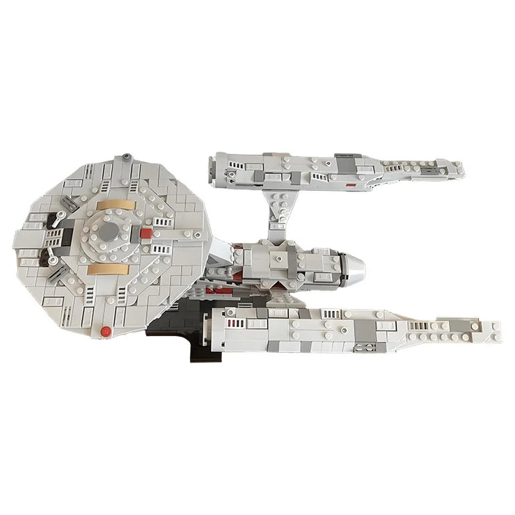 USS Enterprise NCC-1701 Midi-Scale Building Blocks Set – Star Trek-Inspired DIY Starship Model Kit