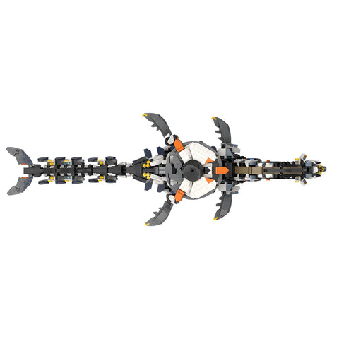 MOC Horizon Game Thunderjaw Beast Model Monster Building Blocks Brick Set