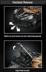 High-Tech Supercar Model — 4,688-Piece Collector Build (Ages 14+)