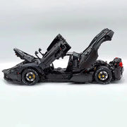 MOC 61505 Technical Black Super Sports Car Hypercar 4739 Pcs