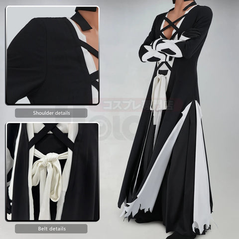 HOLOUN Bleach Kurosaki Ichigo Cosplay Outfit Haori Vest Pants