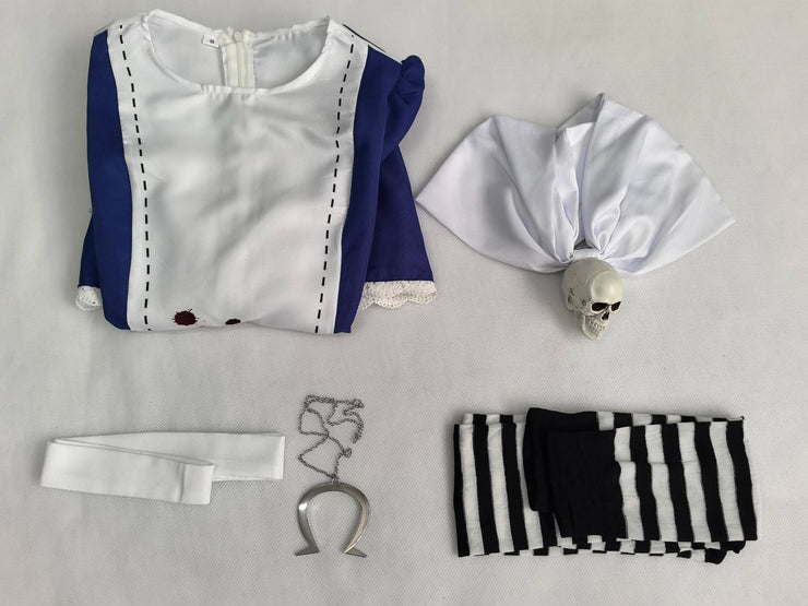 Alice Princess Cosplay Dress – Maid Apron Costume from Madness Returns for Women & Girls Halloween or Party Wear