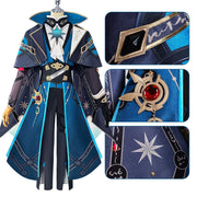 Anaxagoras Cosplay Costume – Honkai: Star Rail Uniform with Wig from Grove of Epiphany Amphoreus for Men and Women, Ideal for Halloween Events