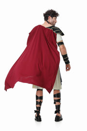 Medieval Roman Royal Knight Warrior Cosplay Halloween Costume For Men Adult Carnival Gladiators Soldier Cloak