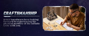 Robotime ROKR Marble Spaceport Electric Model Kit – 3D Wooden Puzzle