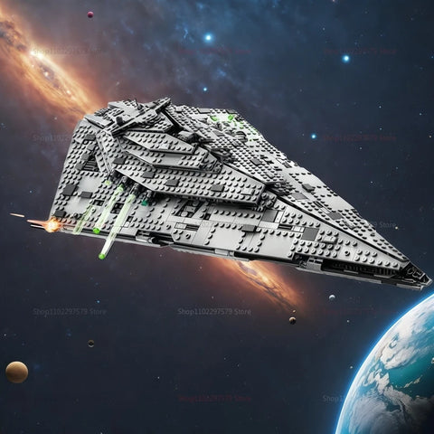 First Order Destroyer 1416 pieces Spaceship Building Blocks