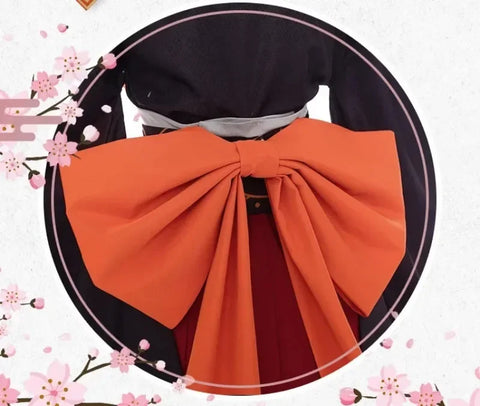 Anime Cosplay Costume Kanroji Mitsuri Kibutsuji Kimono Maid Uniforms Blade Kochou Shinobu Kamado Nezuko Dress Cosplay