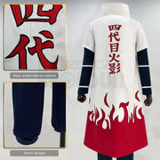 HOLOUN Anime Namikaze Minato Cosplay Costume Cloak Vest