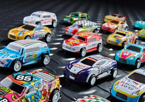 30PCS 50PCS Mini Alloy Car Model Set with Storage Box Diecast Cars Toys for Boys Sliding Inertia Vehicle Children Toy Kit Gifts