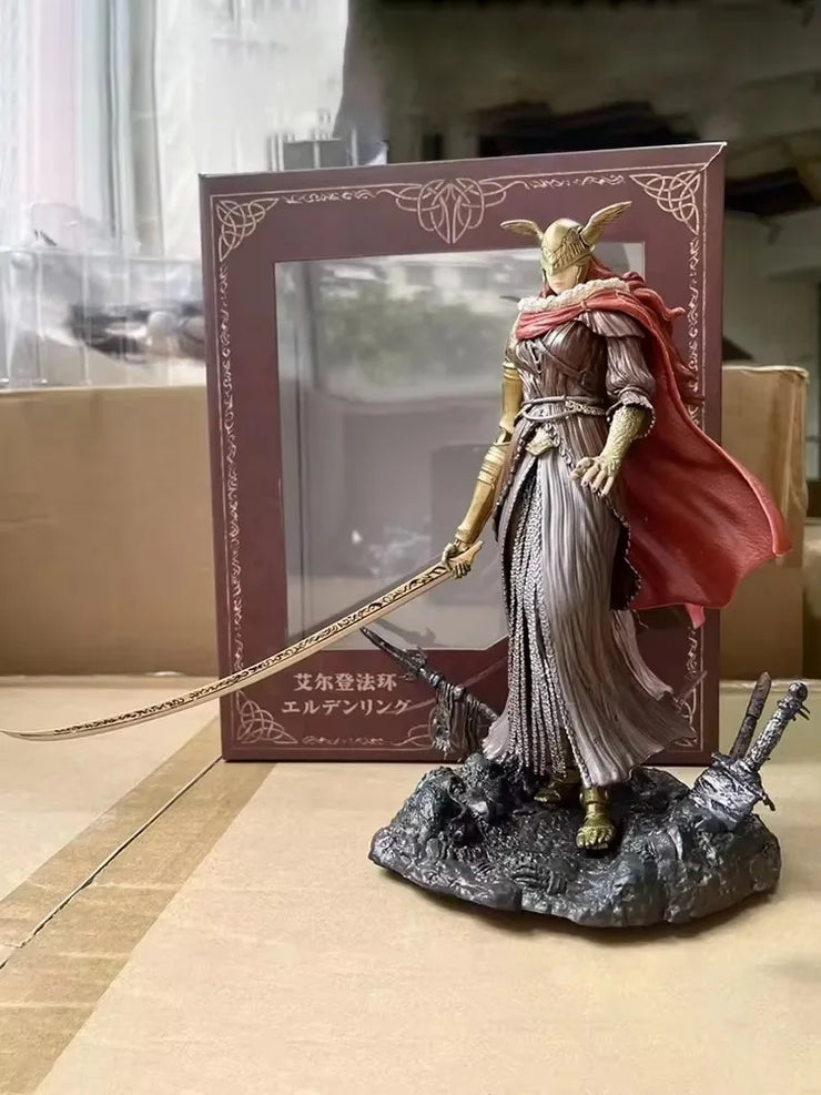 24cm ELDEN RING Figure Malenia Blade Of Miquella Anime Figure Valkyrie Figurine Model Pvc Statue Doll Collection Decoration Toys