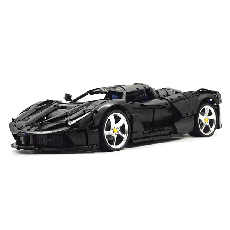MOC 42143 High-Tech Black SP3 Sports Car Kit Building Bricks 3636 Pcs