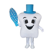 Tooth Mascot Costume – Dental Care Cosplay for Health Education, Advertising & Role Play Events