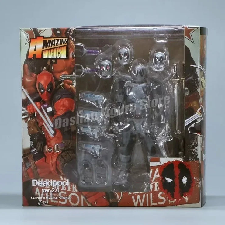 Amazing Yamaguchi Revoltech Agent Venom Action Figure – Superhero Eugene Thompson Model Toy, Perfect Gift Collection