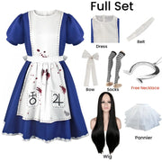 Alice Princess Cosplay Dress – Maid Apron Costume from Madness Returns for Women & Girls Halloween or Party Wear