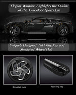 High-Tech Supercar Model — 4,688-Piece Collector Build (Ages 14+)