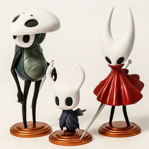 Hollow Knight Silksong Hornet Quirrel Game Figures Collectible Model Dolls Gifts 3pcs/set