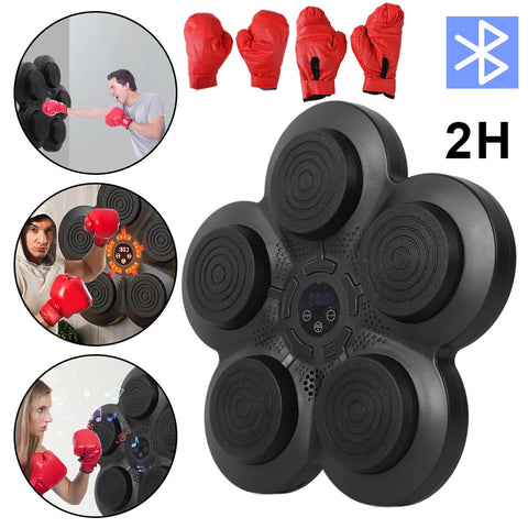 Bluetooth Smart Boxing Machine Wall Mounted Decompression Gym Trainer Fitness 2