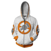 Cosplay Hoodie Jacket – Stormtrooper, Mandalorian, and Darth Vader Designs for Men’s Spring/Autumn Wear, Ideal for Halloween and Party Props