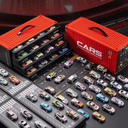 48-Piece Alloy Car Set – Classic Racing and Tin Car Models in Gift Box for Kids