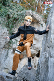HOLOUN Uzumaki Cosplay Costume – Adult Anime Outfit with Top, Pants, and Headdress for Christmas, New Year, and Conventions