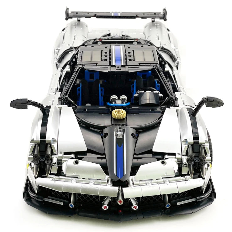 MOC 002 Super Sports Car Hypercar Huayra Model Building Blocks 4708 Pcs