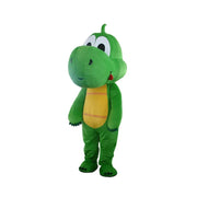 Green, Blue & Red Dinosaur Mascot Costume – Walking Character Outfit with Headgear for Adult Performances & Events