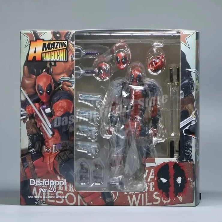 Amazing Yamaguchi Revoltech Agent Venom Action Figure – Superhero Eugene Thompson Model Toy, Perfect Gift Collection