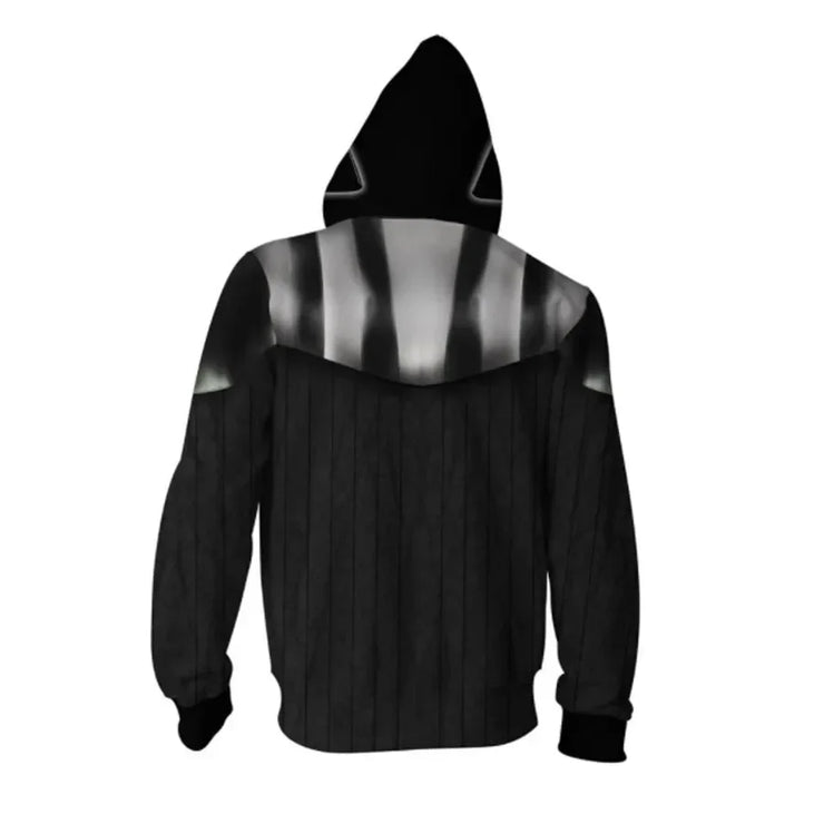 R2-D2 Cosplay Hoodie – Robot Sweatshirt with Zipper, Inspired by Darth Vader and Stormtrooper for Men and Women