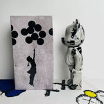 BE@RBRICK 400% 28cm Banksy Girl With Balloon Collection Doll