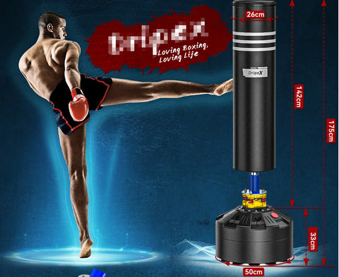 Adult Standing Punching Bag Heavy Duty Punching Bag Stand with Suction Cup Base - 69&