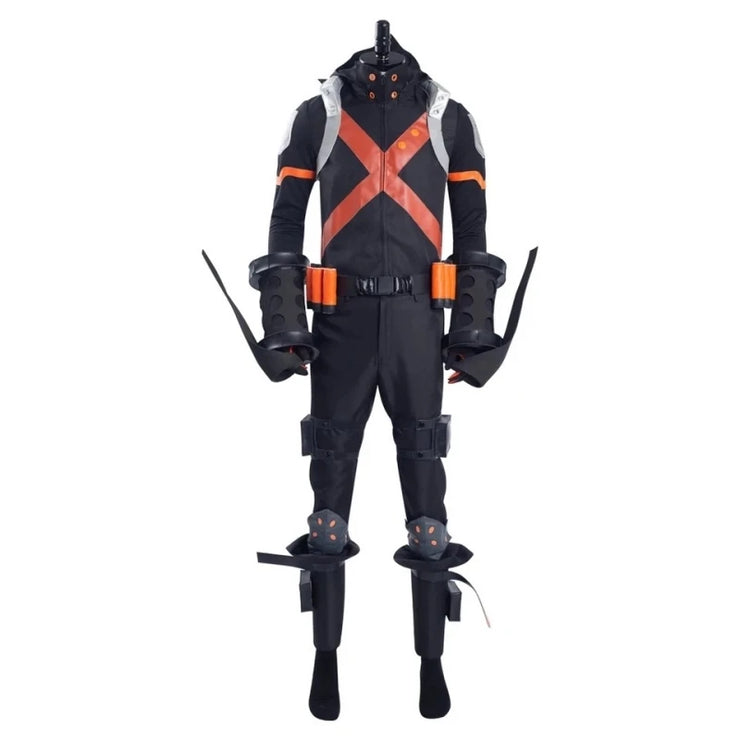 Katsuki Bakugou Cosplay Costume – Anime Battle Dress and Combat Suit for Halloween and Carnival Events
