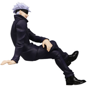 Anime JJK Gojo Satoru & Fushiguro Toji Sitting Pose Figures – Action Models for Desk Decoration, Car Accessories, and Collectible Gifts