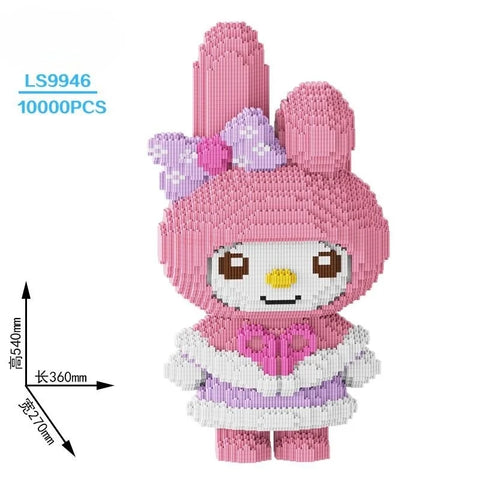 Anime Kawaii Zootopia Children Educational 100cm Tall Three-dimensional Building Blocks Toys