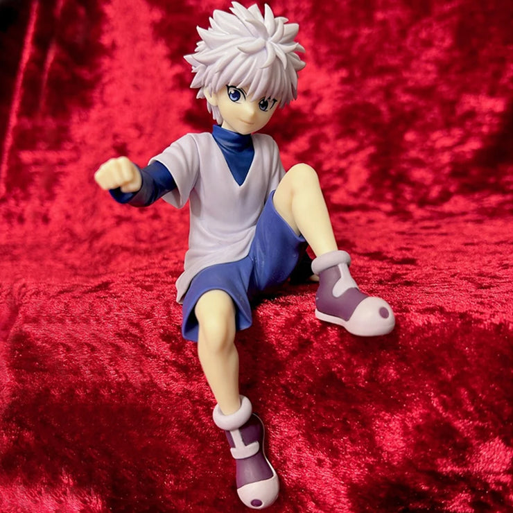 12cm Anime Figures Gon Freecss & Killua Zoldyck – Collectible PVC Action Dolls, 2-Piece Set for Birthday and Christmas Gifts