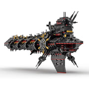 Creative MOC Small Particle Building Block Space Battleship Model Warhammer 40K 2346 Pcs