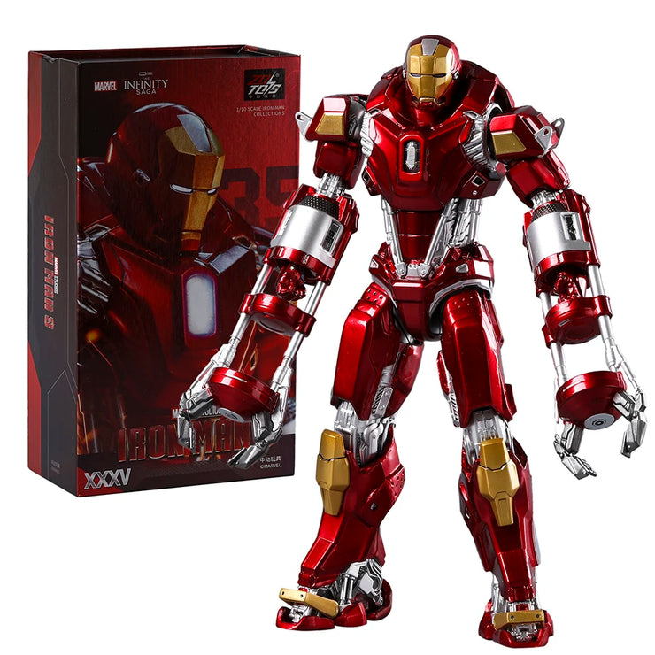ZD Toys Iron Man 3 MK 22 24 35 41 47 PVC Action Figure Collectible Model Toy
