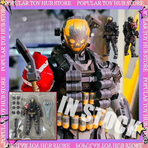 1/12 Scale Halo Action Figure Emile-A239 Articulated Action Figures PVC