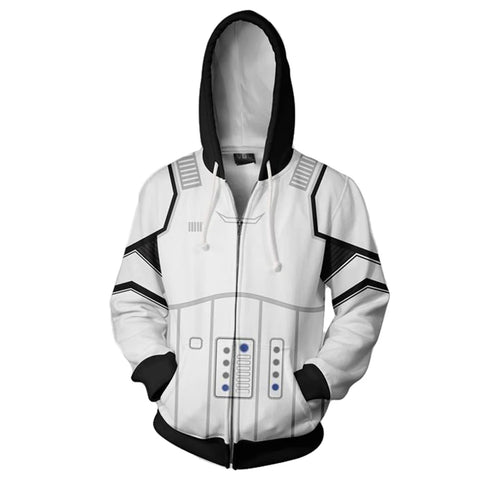 Storm Trooper Cosplay Jumpsuit Outfit