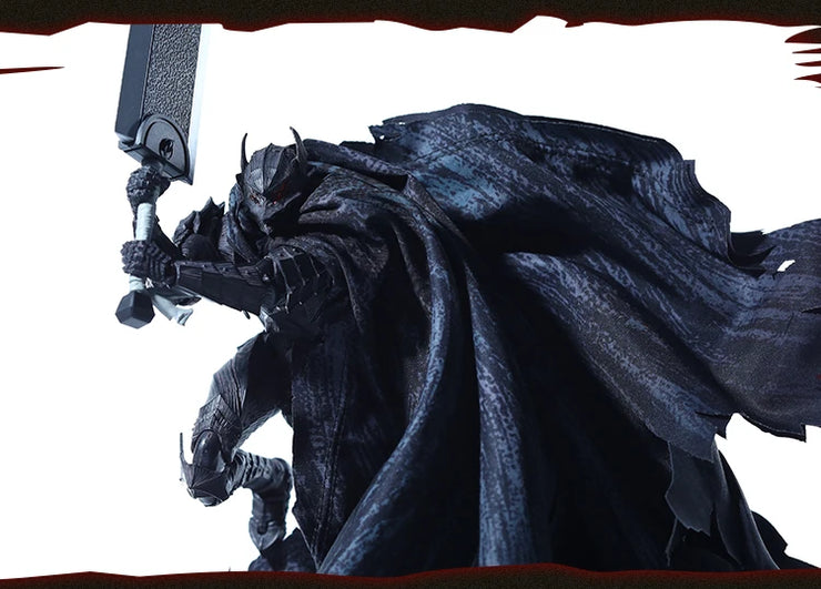 JLDZ Toy Berserk Legendary Black Swordsman Guts Action Figure Collectible