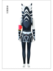 Star Wars Ahsoka Tano Costume – Adult and Child Anime Outfit with Hat for Halloween, Role Play, and Comic Con Events