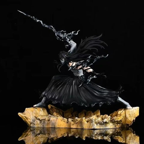 24cm Bleach Kurosaki Ichigo Action Figure Saigo No Getsuga Tenshou Model Toys Collection Doll Shinigami Mugetsu Ichigo Statue