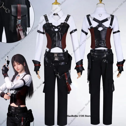 Game Hunter Heroine Female Cosplay Costume Xavier Zayne Rafayel Wig Uniform Anime Love And Deepspace Miss Hunter Party Girl Suit