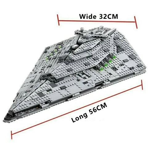 New Millennium Spaceship 1381 pieces – Force Awakens Star Destroyer Building Block Model Kit