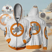 Cosplay Hoodie Jacket – Stormtrooper, Mandalorian, and Darth Vader Designs for Men’s Spring/Autumn Wear, Ideal for Halloween and Party Props