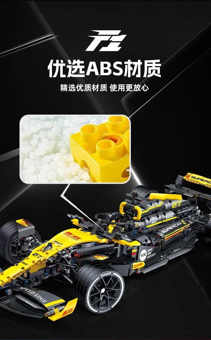 JKC7205 Stock Pattern F1 Racing Sports Car Building Block Brick Set 1650pcs