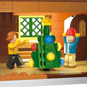 1481PCS Christmas House Building Blocks Set, Children's DIY Gingerbread Model Assembly Toy Holiday Gift, Christmas Decorations
