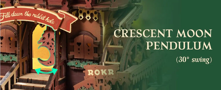 Robotime ROKR Black Forest Cuckoo Clock – 3D Wooden Puzzle Model Kit